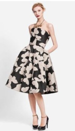 Linvin Strapless Floral Dress